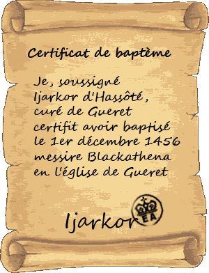 Registre des baptêmes Certif11
