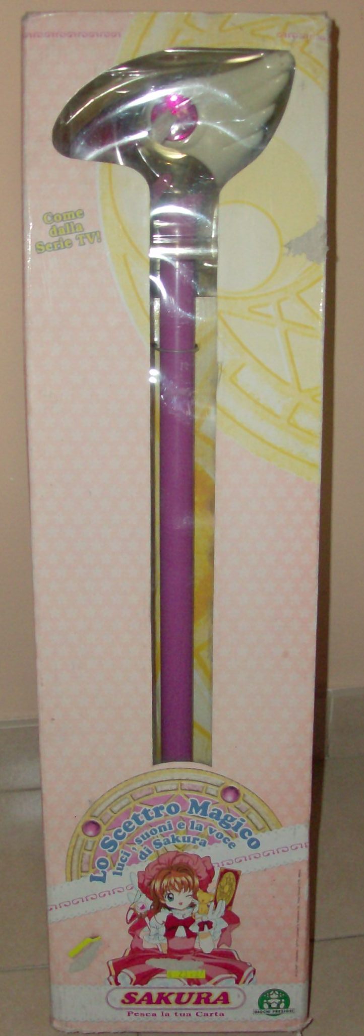 Scettro Sakura COSPLAY epoca Sailor Moon Creamy cartoni anni 80 90 CM65 Hpim3816