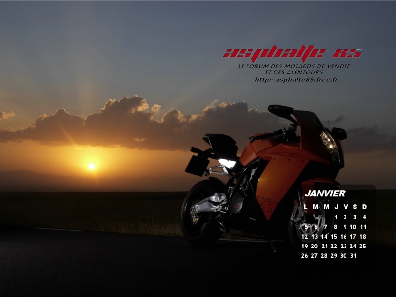[DELIRE] calendrier asphalte 2010 !!! Janvie13