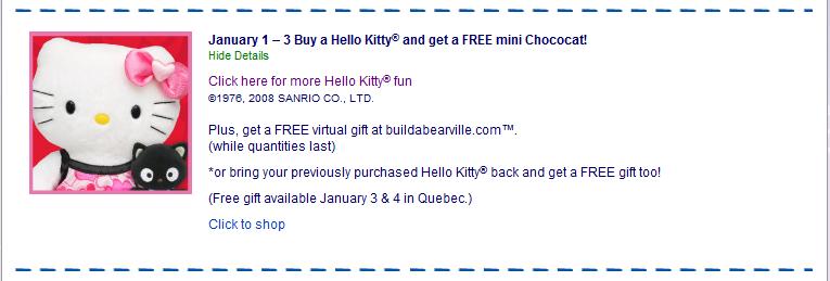Get A Free  Mini ChocoCat with a  virtual code Free At BABW .... Free_h10