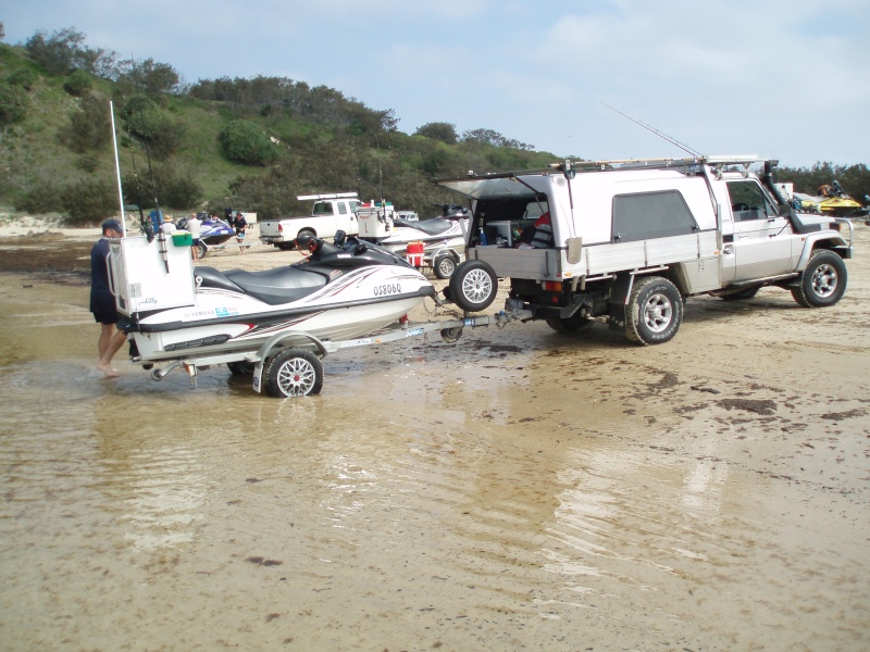 beach launching Fraser17