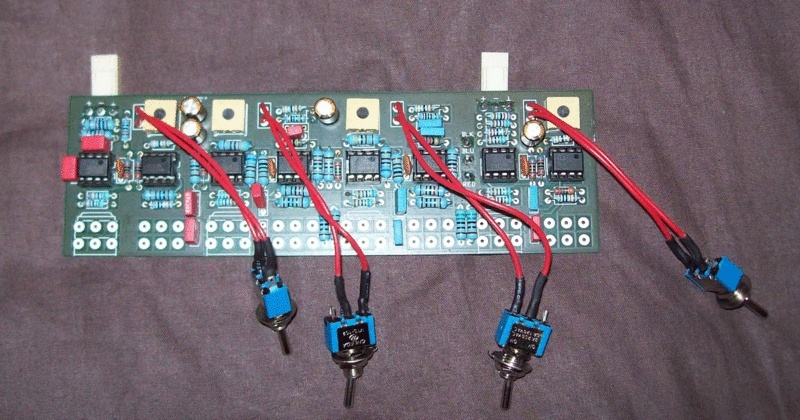 EQ W492 Clone dual mono 4 bands ------------Audioxx----------------- Pcb-4910