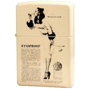 WINDY GIRL l\'emblème du Zippo C987_110