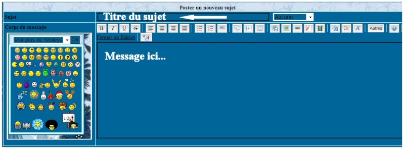 Comment créer un sujet sur le forum ... Nouvea12