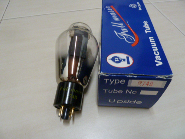 Full Music 274B rectifier tube - WE P1020916