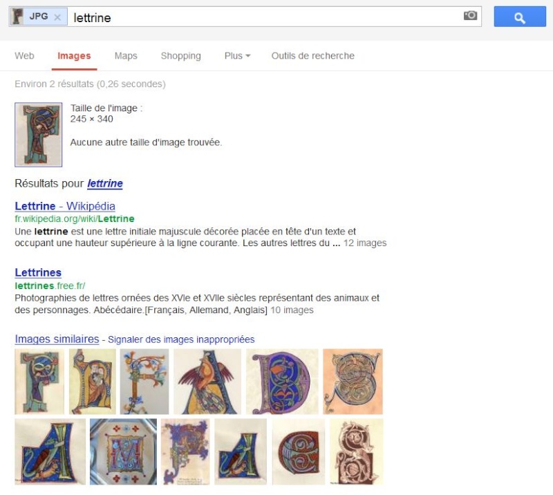 Recherche Google par images et non par descriptif Google13