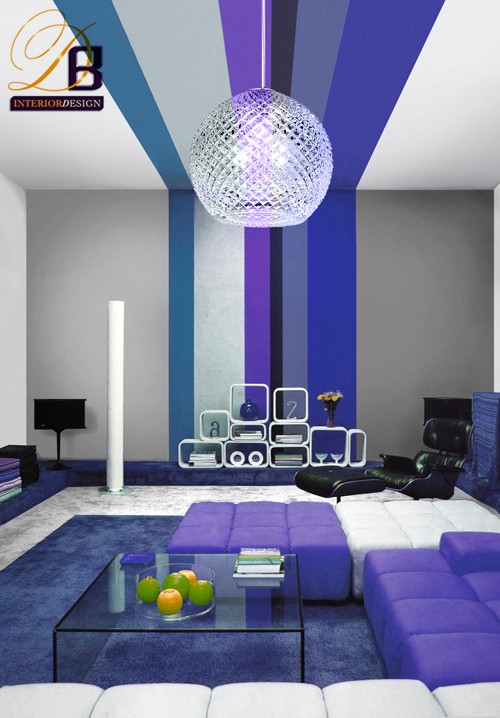 plafonds colorés et décorés, associations  improbables de couleurs  Couleu12