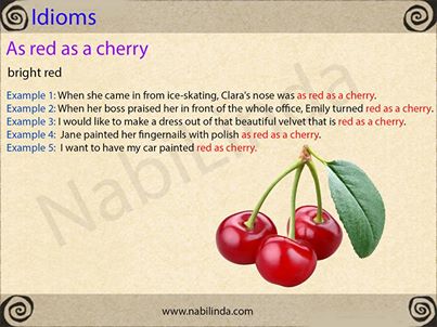 English Idioms  As_red10
