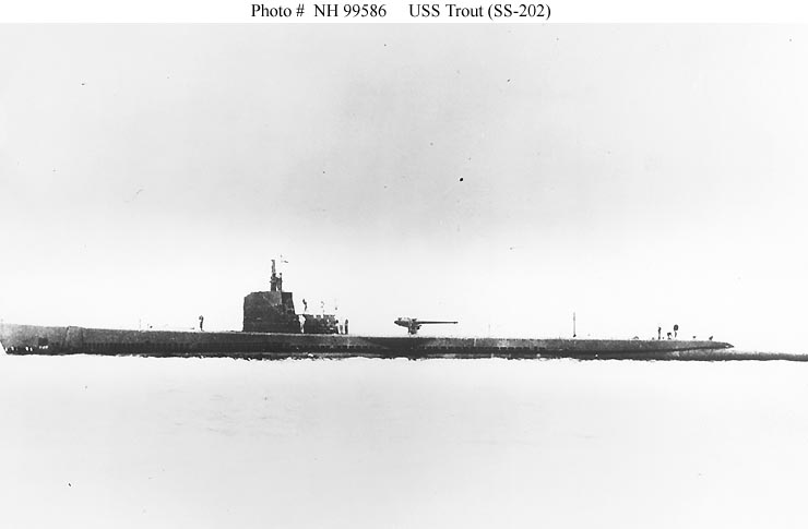 USS Trout,une mission en "Or" Trout_12