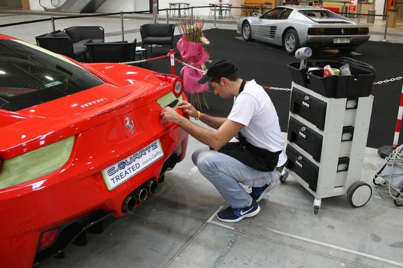 Amato Car Care in Team VS. Ferrari 458 Italia...LA Signora In Rosso... 00210