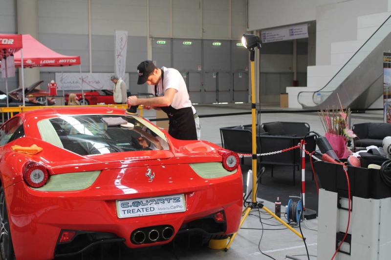Amato Car Care in Team VS. Ferrari 458 Italia...LA Signora In Rosso... 02510