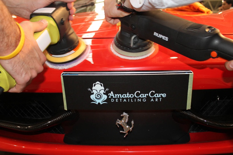 Amato Car Care in Team VS. Ferrari 458 Italia...LA Signora In Rosso... 05010