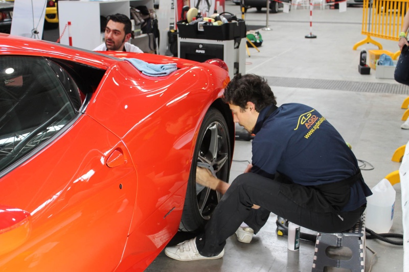 Amato Car Care in Team VS. Ferrari 458 Italia...LA Signora In Rosso... 05910