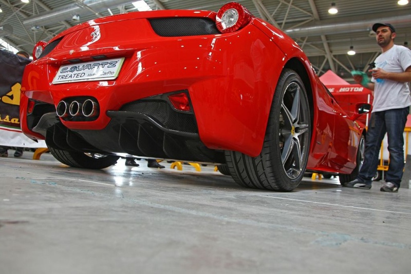 Amato Car Care in Team VS. Ferrari 458 Italia...LA Signora In Rosso... 07910