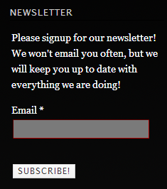 Still haven't signed up for the newsletter? Untitl13