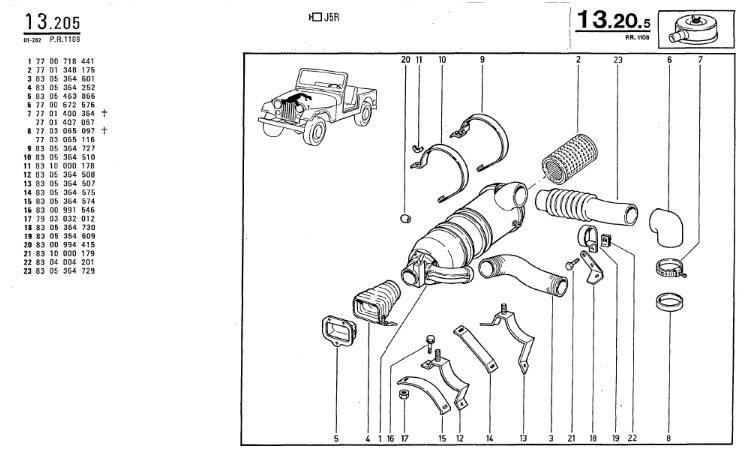 Filtre à air et support moteur.... Boite_12