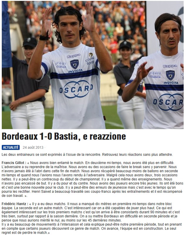 Bordeaux 1-0 Bastia S45