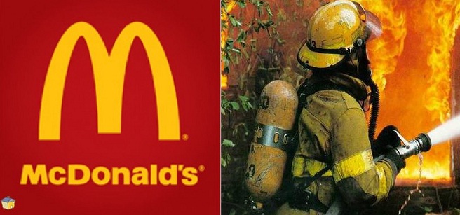 أردنيات,,,حريق في مطعم ماكدونالدز بـ " عمان " وحالات اختناق ! 1410