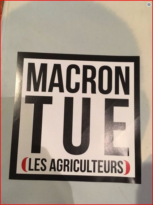 Macron annonce la fin du monde... agricole Macron10