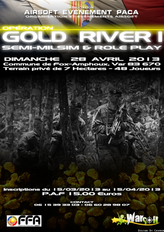 30 JUIN 2013 - OP GOLD RIVER I Affich13