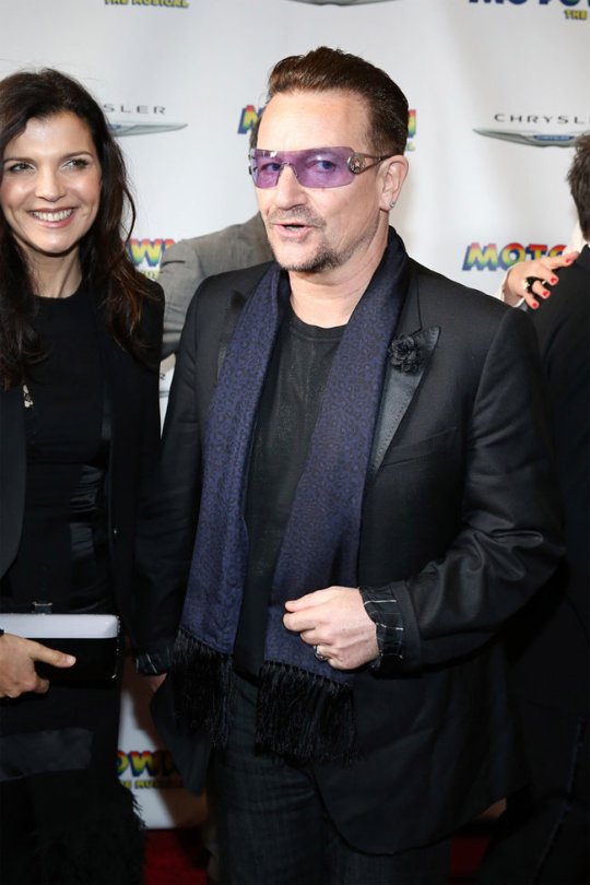 Bono y Ali en el estreno del musical “Motown: The Musical” en Broadway Bono-a10