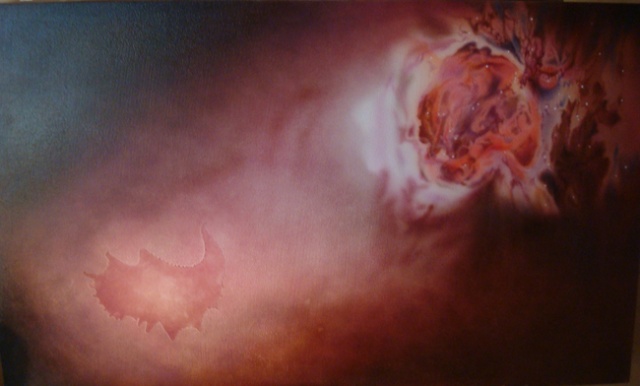 tableau en cours(nébuleuse d'Orion1&2) Orion210