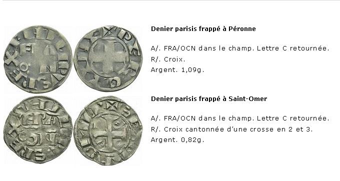 Dossier les monnaies des rois capetiens 987 - 1328 P211
