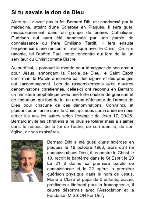 De beaux témoignages de conversion : Vidéos et articles... - Page 2 Bernar10