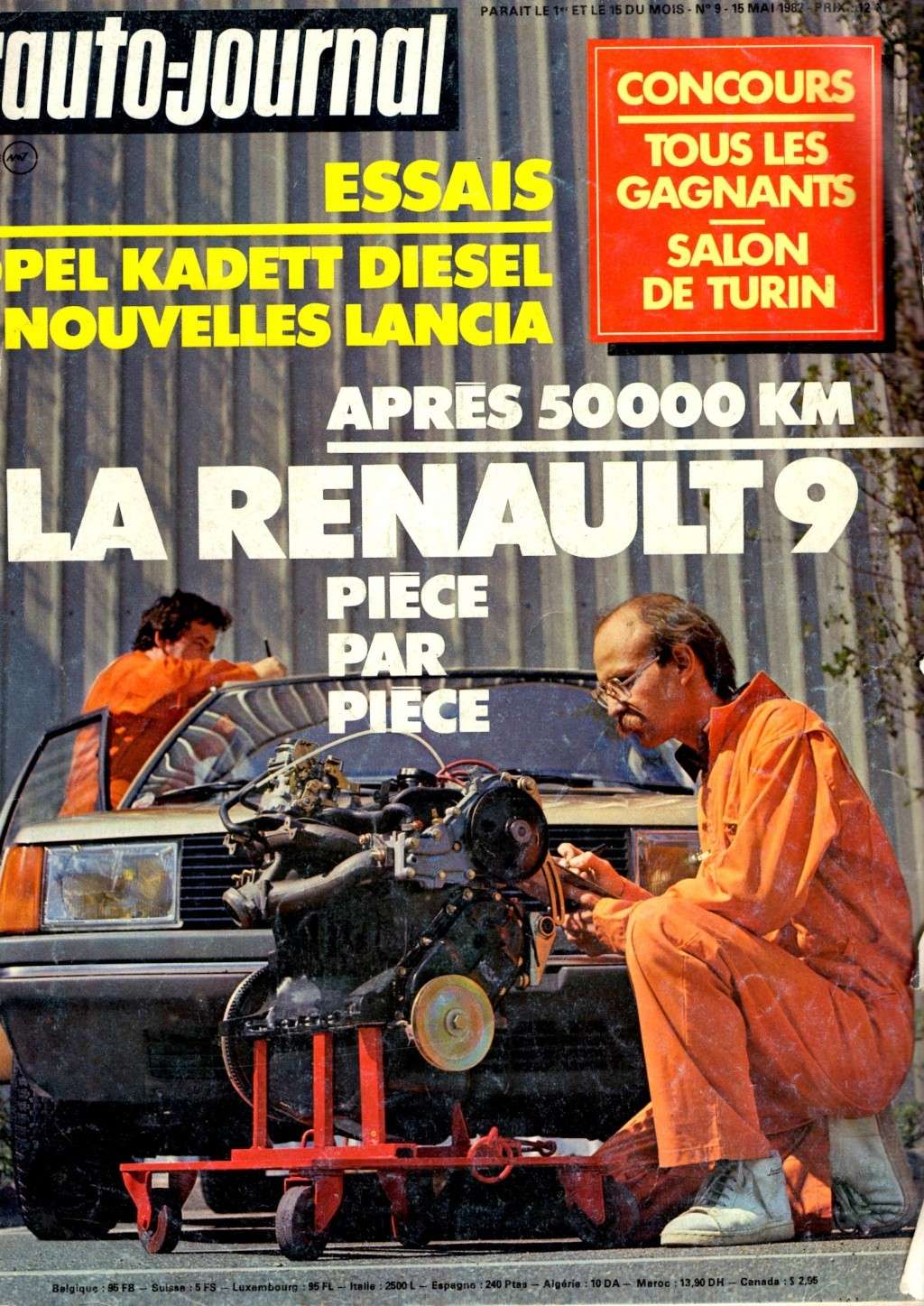 L'auto journal du 15 mai 1982. Essai 50.000 kms Renault 9 GTL R9_110