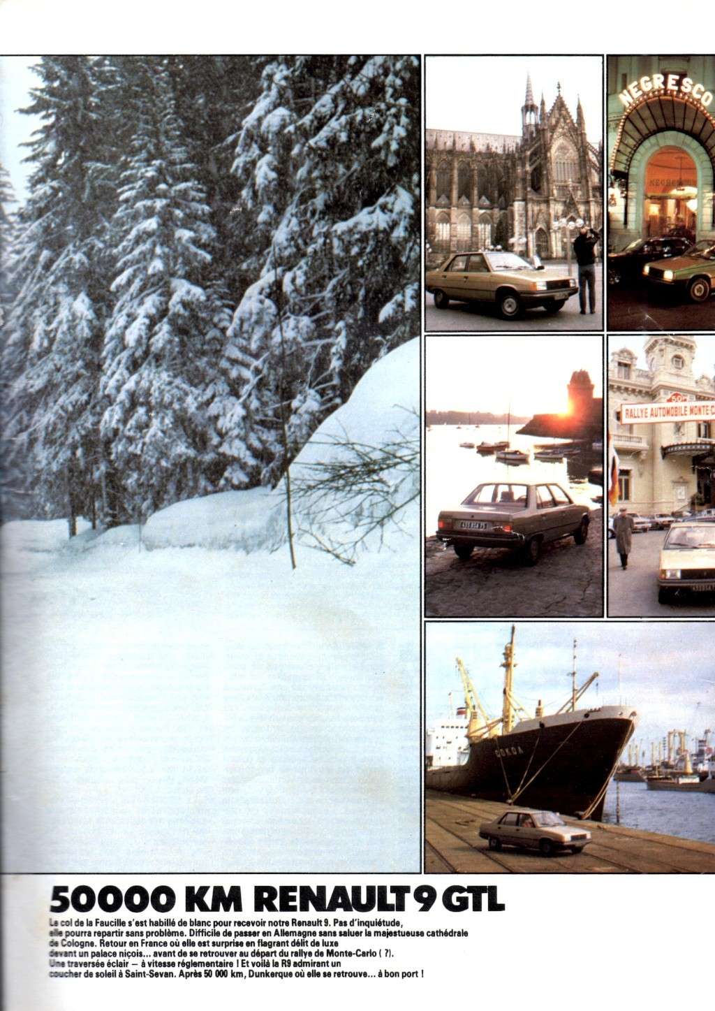 L'auto journal du 15 mai 1982. Essai 50.000 kms Renault 9 GTL R9_810