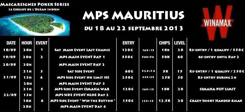Mascareignes Poker Series - Mauritius - Saison 1 Prog_m11