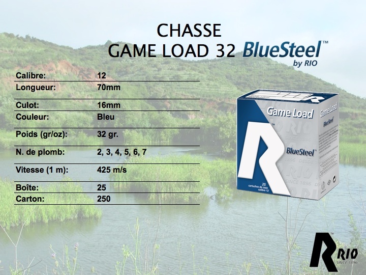 Rio Blue Steel Acier Bsgame11