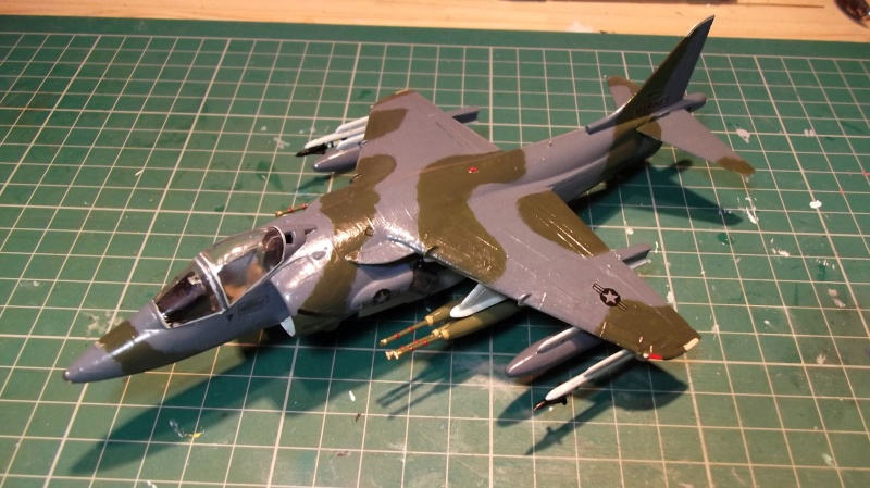 [Harrier 2013] [Italeri] AV8B - Refection d'une vieille maquette.... Av8_0110
