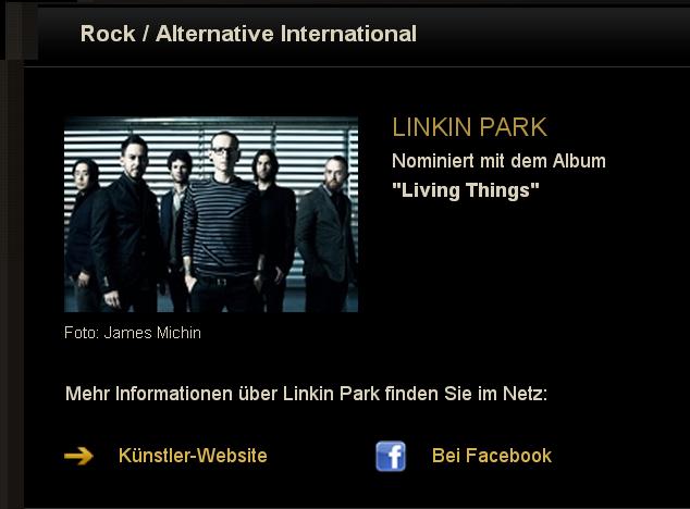 Linkin Park nominado en los Echo Awards! Nomina10