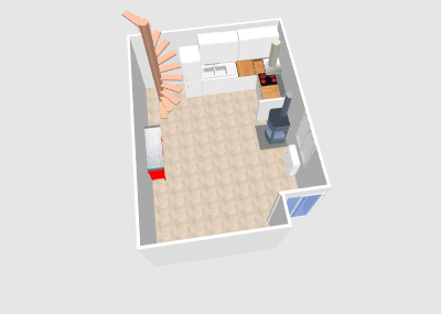 Toute une maison à relooker : Le salon/cuisine Macete10