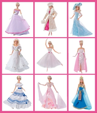 Macollection robes Barbie: "Les robes de mes voyages" Barbie12