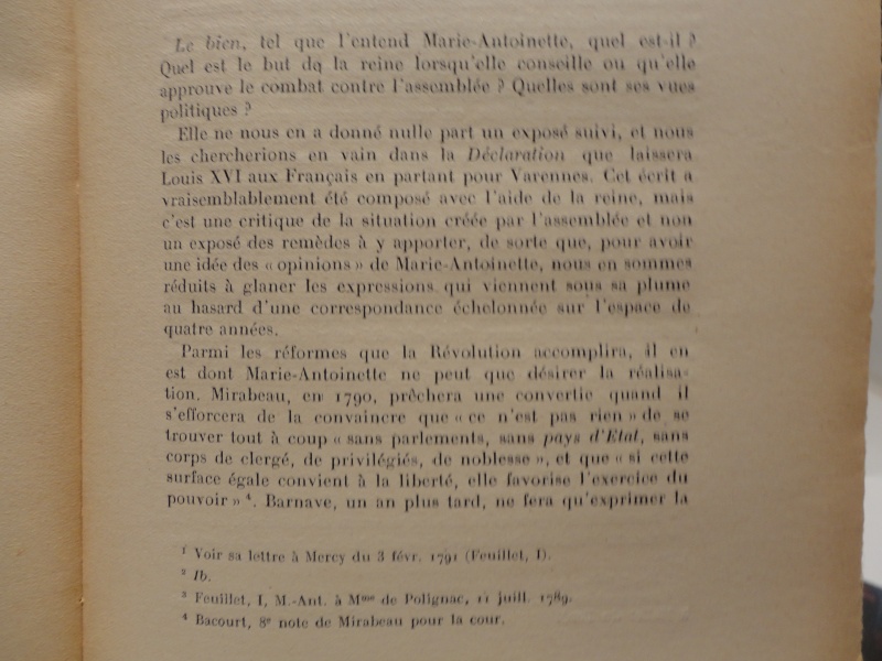 Marie Antoinette et la monarchie constitutionnelle Dsc02510