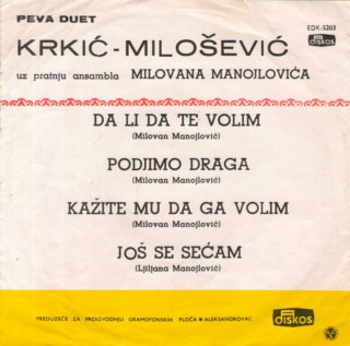 Duet Krkic i Milosevic -  Diskos EDK 5203 - 1968 0289