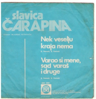 Slavica Carapina - Beograd disk SBK 0261 - 1975 5_00112