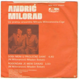 Milorad Andric - Diskos – NDK 4613 - 1977 5_00117