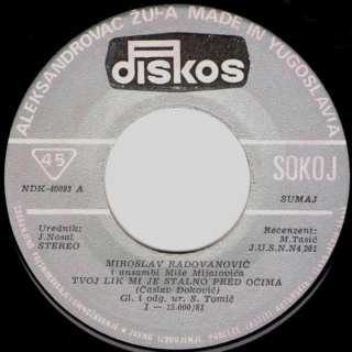 Miroslav Radovanovic - Diskos NDK 40093 - 19.06.1981 Mirosl14