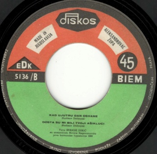 Spasoje Dukic - Diskos EDK 5136 - 1966  Ploca_20