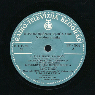 Srecna Nova Godina - PGP RTB – EP - NG4 - Dec 1968 Ploca_27