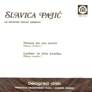 Slavica Pajic - Beograd Disk – SBK - 0115 - 1972 Slavic10