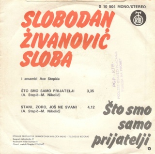 Slobodan Zivanovic Sloba - RTB S 10 504 - 10.10.1977 Zadnji18