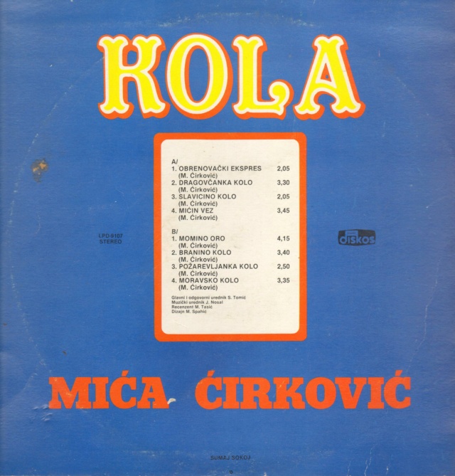 Mica Cirkovic - Diskos LPD 9107 Zadnji22
