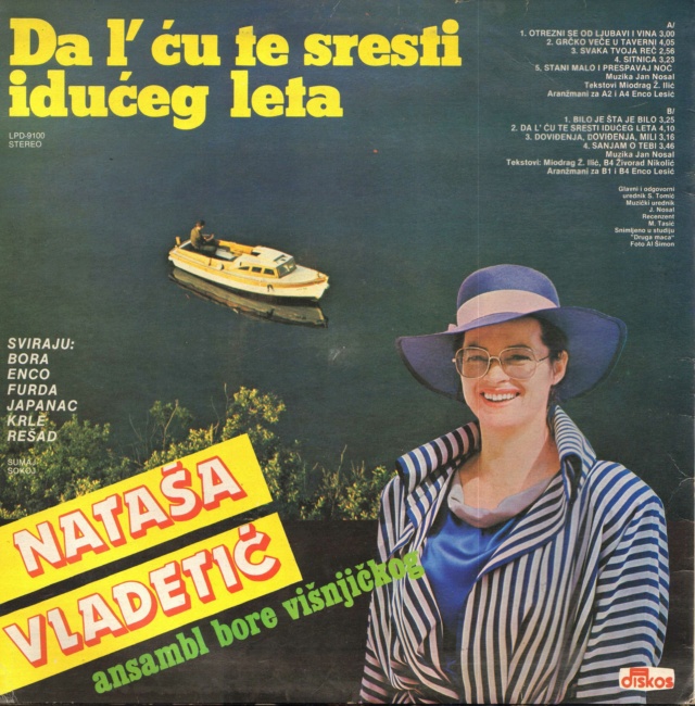 Natasa Vladetic - Diskos LPD 9100 - 1984 Zadnji52