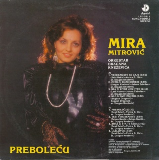 Mira Mitrovic - Jugodisk LPD 0511 - 20.11.1989 Zadnji53