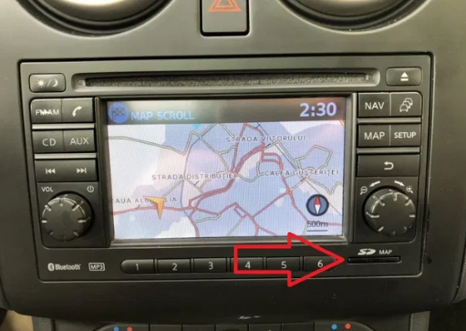 Update Nissan Qashqai  Navigation Update SD cards sau inlocuire navigatie 210