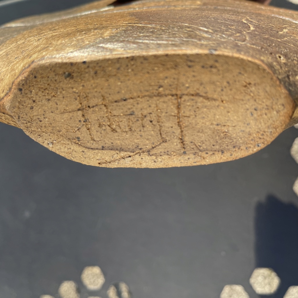 Vase en grès émaillé signature compliquée Img_1615